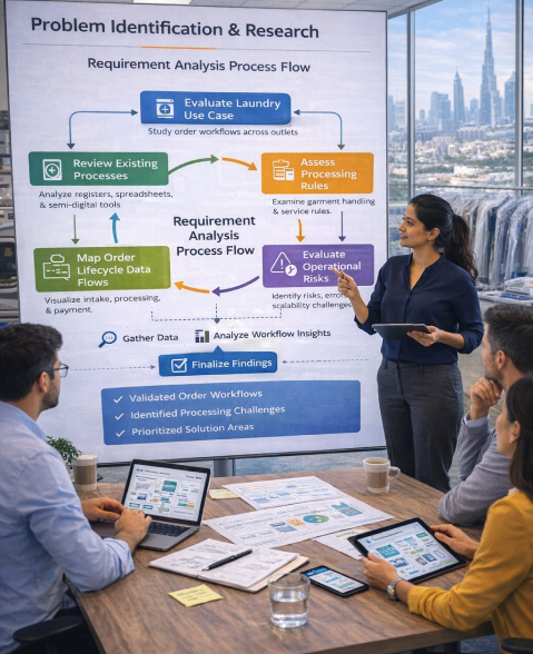 laundry mobile app Dubai – problem identification and research