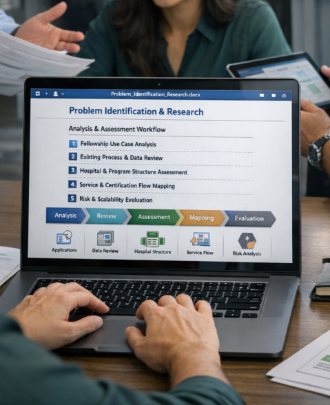 Healthcare Software Development Company Dubai - Research Phase