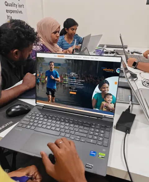 volunteer campaign platform with real time tracking UAE