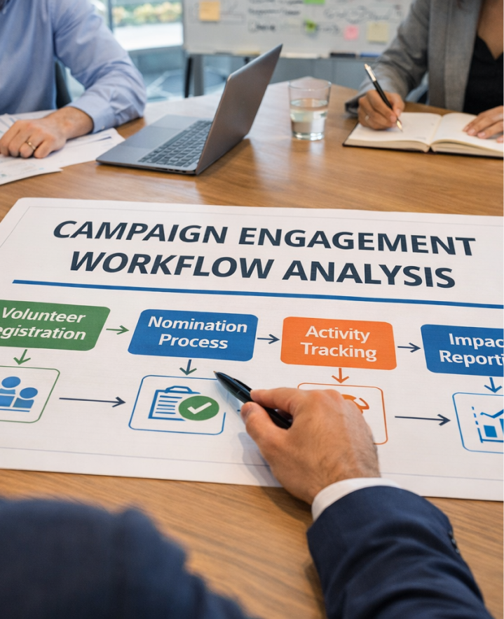 volunteer campaign platform with real time tracking UAE