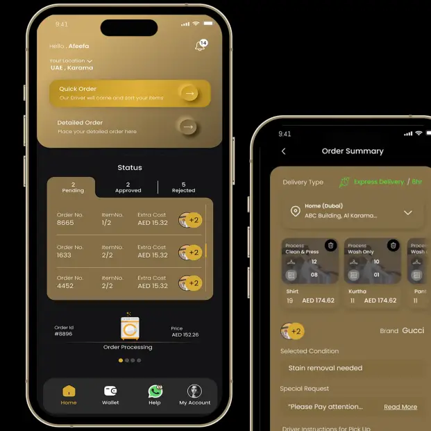 aleesia mobile application screen