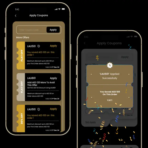 aleesia mobile app reward section
