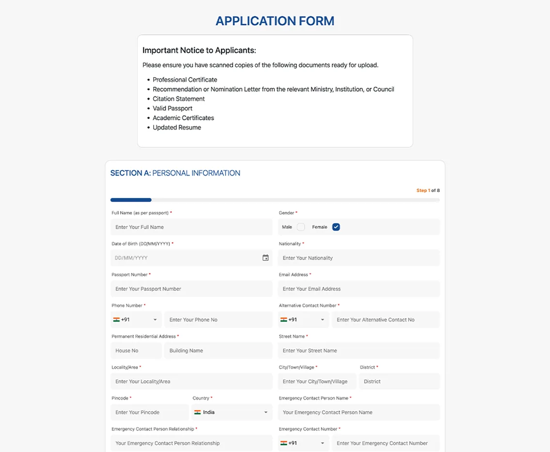 Medical Volunteer Platform UAE - Application Management Portal