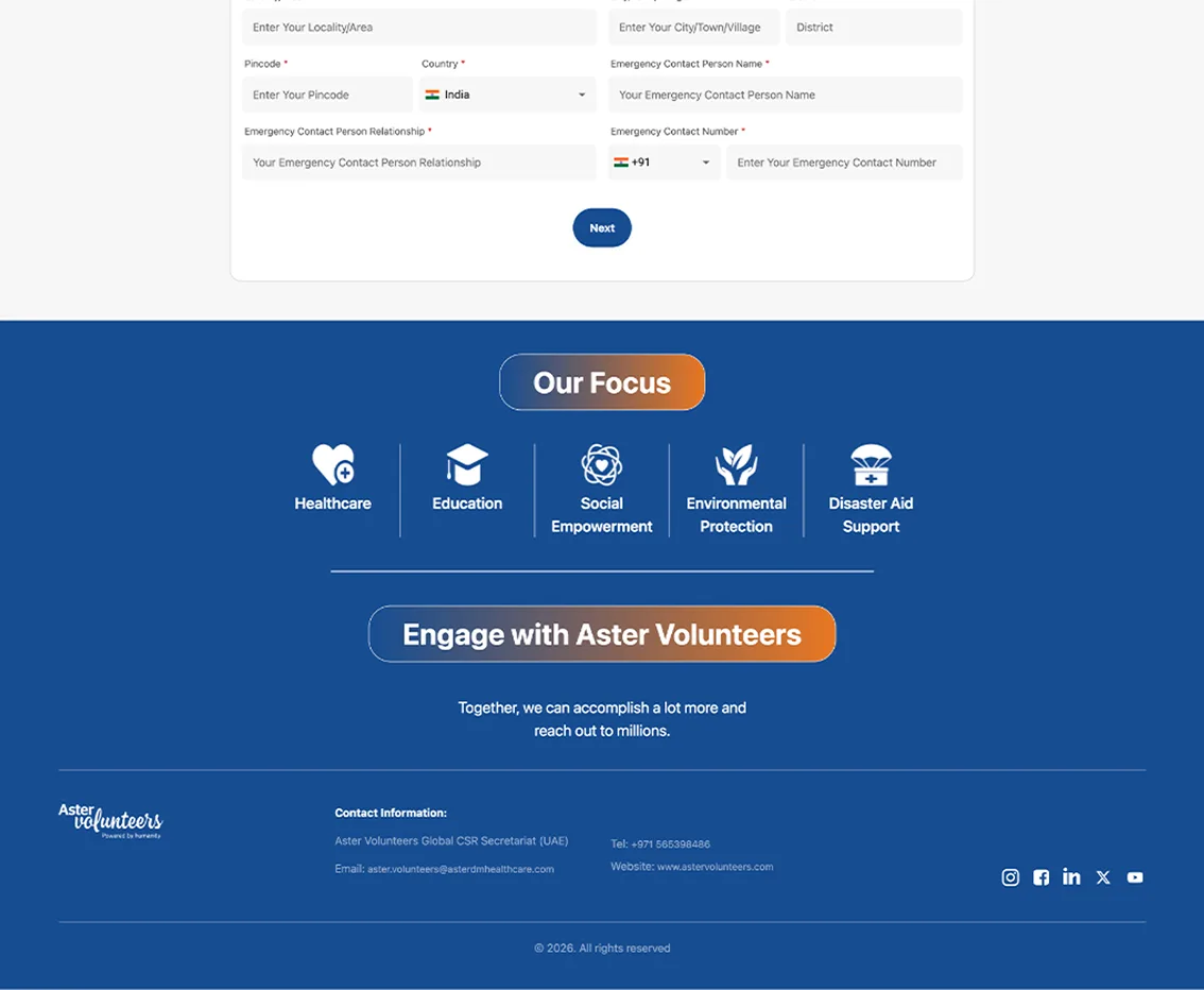 Healthcare Application Portal Dubai - Fellowship Assignment View