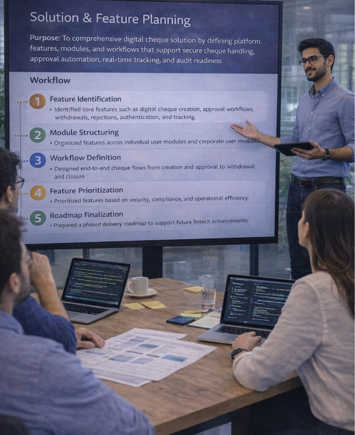 digital cheque platform with corporate approval workflow