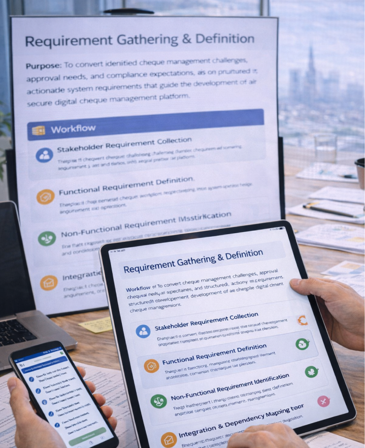 digital cheque management platform for businesses UAE