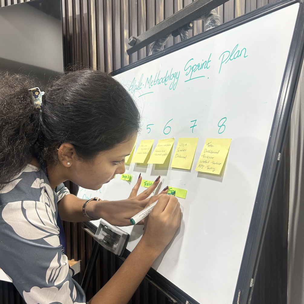 webotix employees working as a team