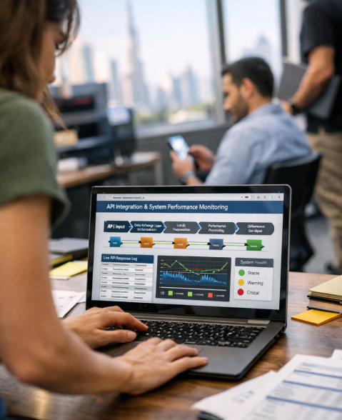 product showcase website with enquiry form Dubai