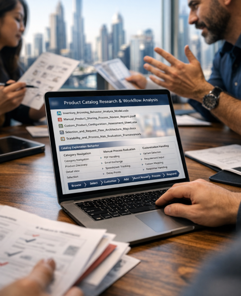 product filtering catalog website Dubai