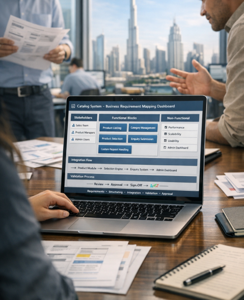 product catalog with enquiry system UAE