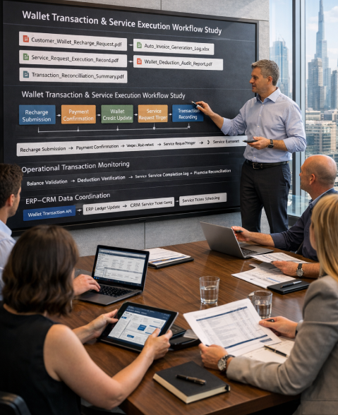 CRM integrated customer wallet platform Dubai