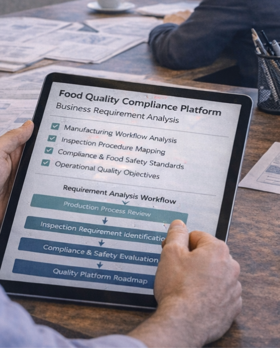 Food Quality Inspection App Dubai - Strategy and Planning