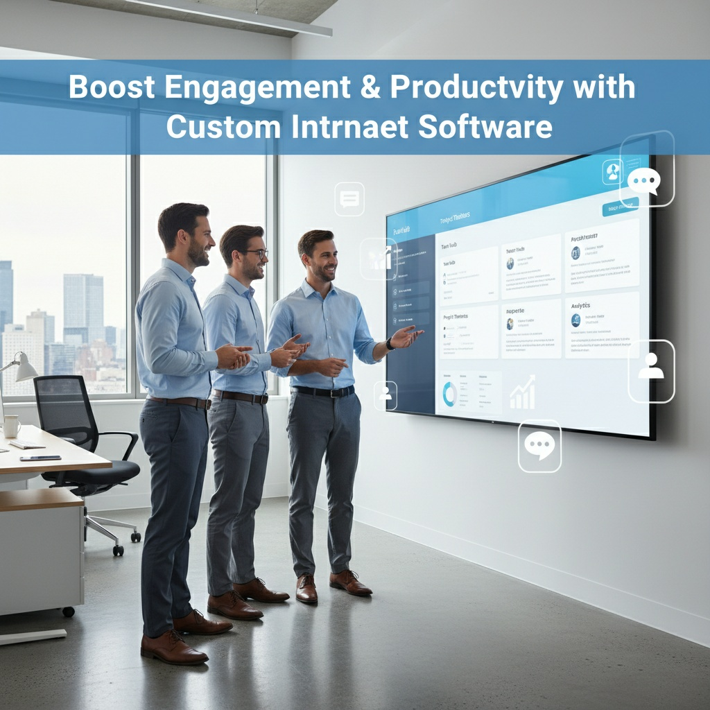 How a Custom Intranet Software Can Boost Employee Engagement and Productivity